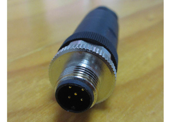 Professional Electronics Injection Molding For IP67 M8 / M12 Male Direct Connector