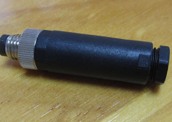 Professional Electronics Injection Molding For IP67 M8 / M12 Male Direct Connector