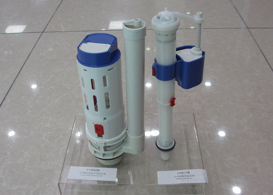 ABS / PP Plastic Injection Molding Service For Gloss Surface Assembled Toilet Tank Fittings